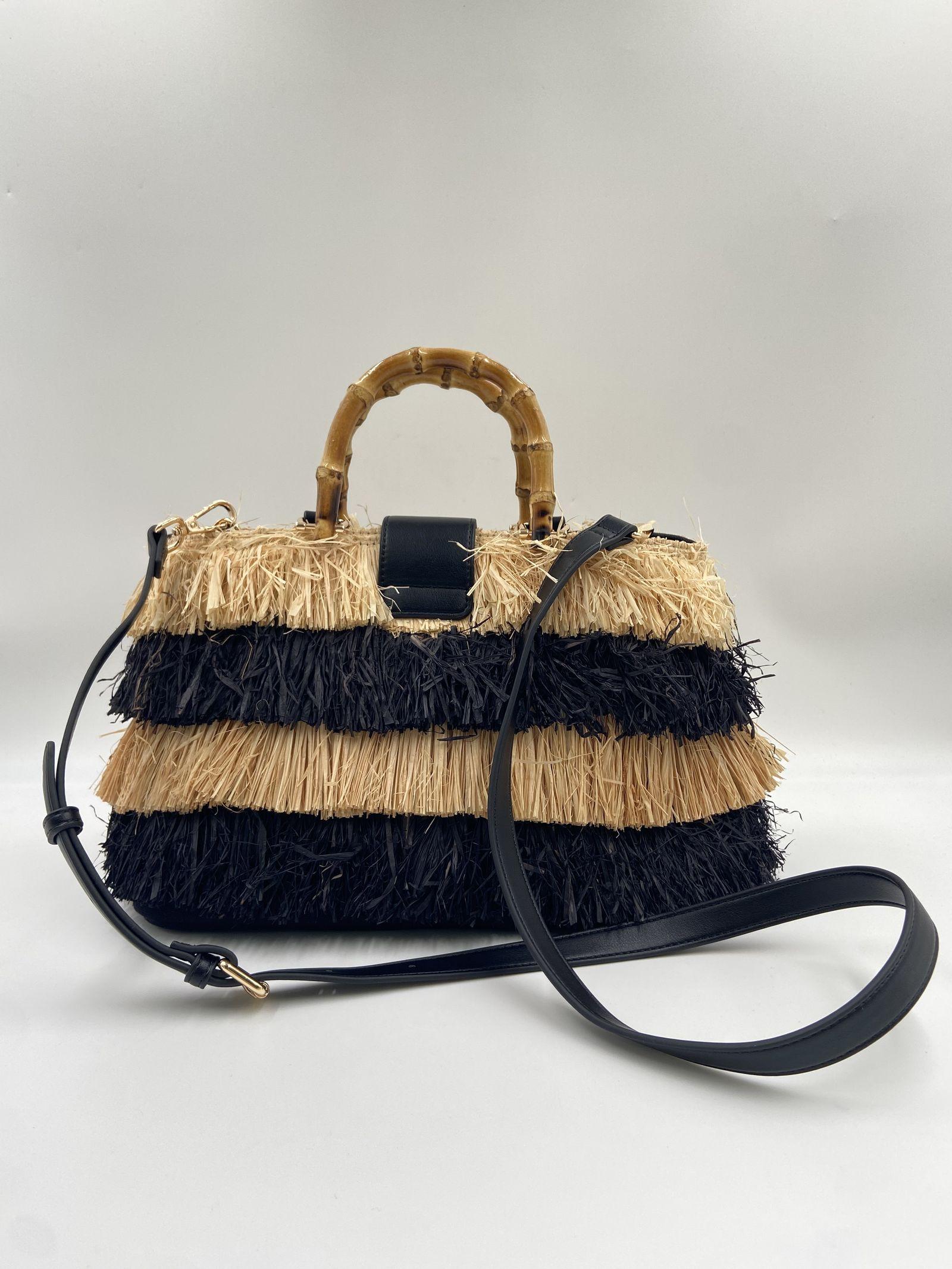 Borsa Riad Basket Frange - Rue Madam Paris RIADFRINGESBASKET FRANGENERO RUE MADAM PARIS 