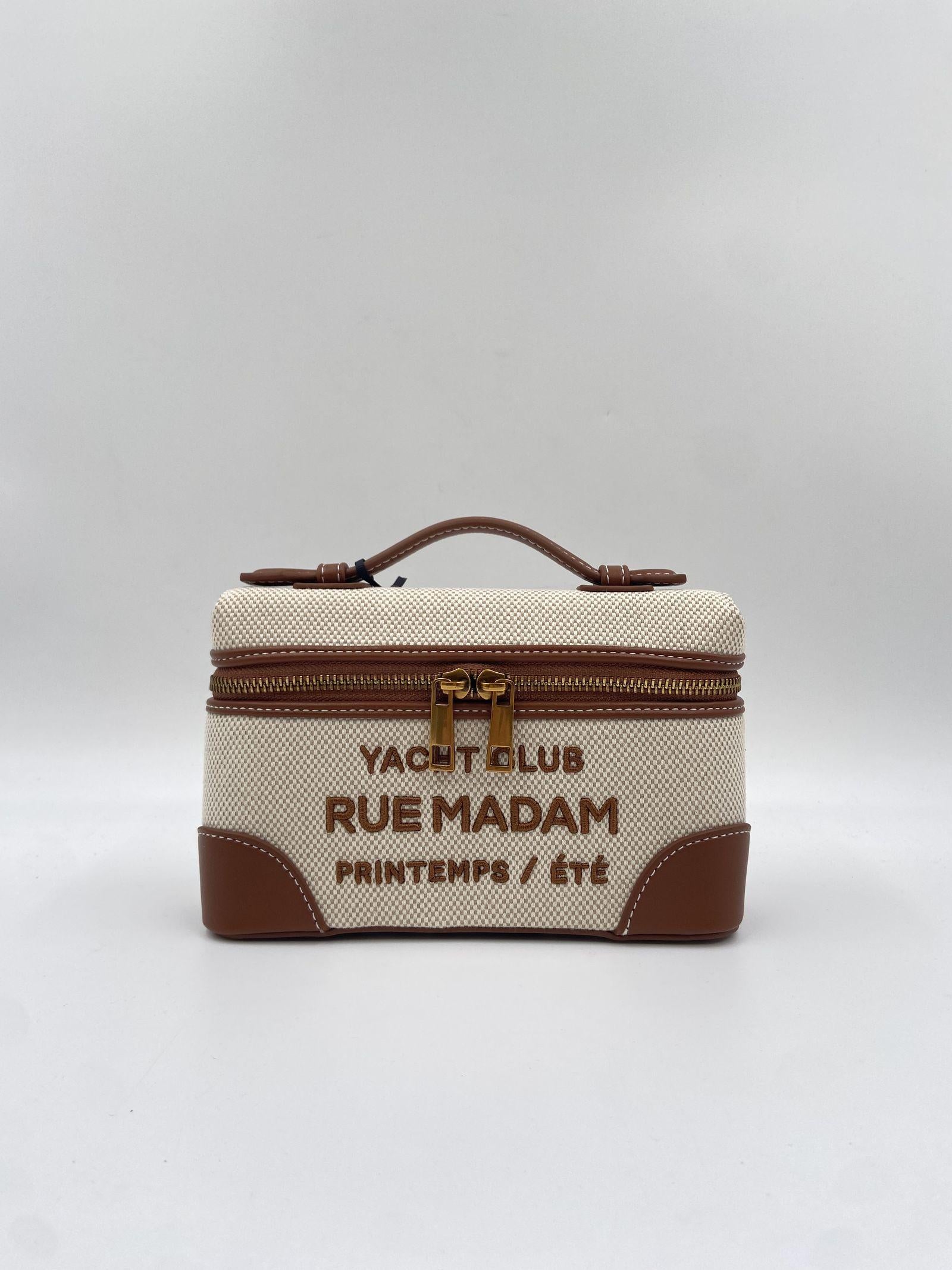 Borsa Riviera Trousse mini - Rue Madam Paris RIVIERATROUSSE MARRONE RUE MADAM PARIS 