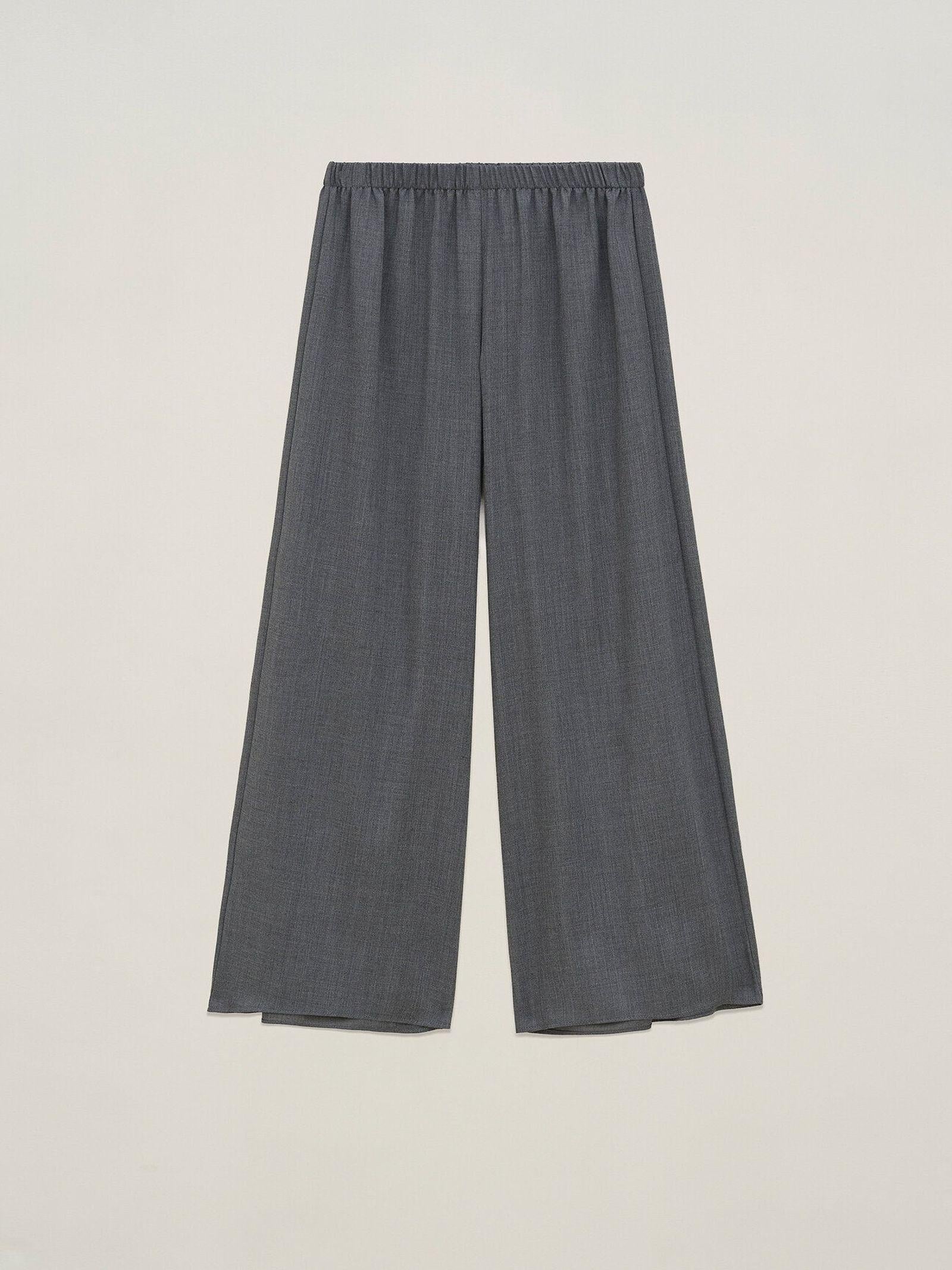 Pantalone largo in garza di lana POAD09 D1 21 CARLA G. 