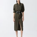 Abito midi chemisier con cintura - Pinko 104147-A24 X86 PINKO 