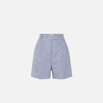 Shorts in cotone a righe - Elisabetta Franchi SH01262E2 019 ELISABETTA FRANCHI 