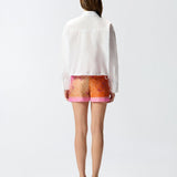 Camicia cropped a righe 106249A32L A32L PINKO 