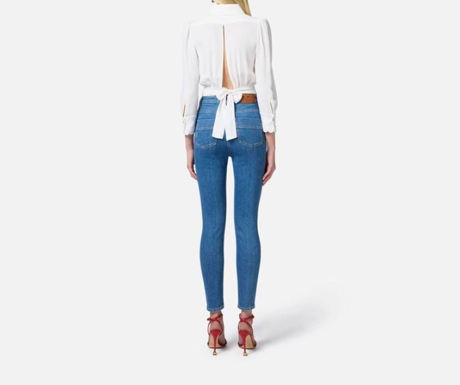 Jeans skinny vita alta - Elisabetta Franchi PJ86I51E2 192 ELISABETTA FRANCHI 