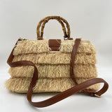 Borsa Riad Basket Frange - Rue Madam Paris RIADFRINGESBASKET FRANGENATURALE RUE MADAM PARIS 