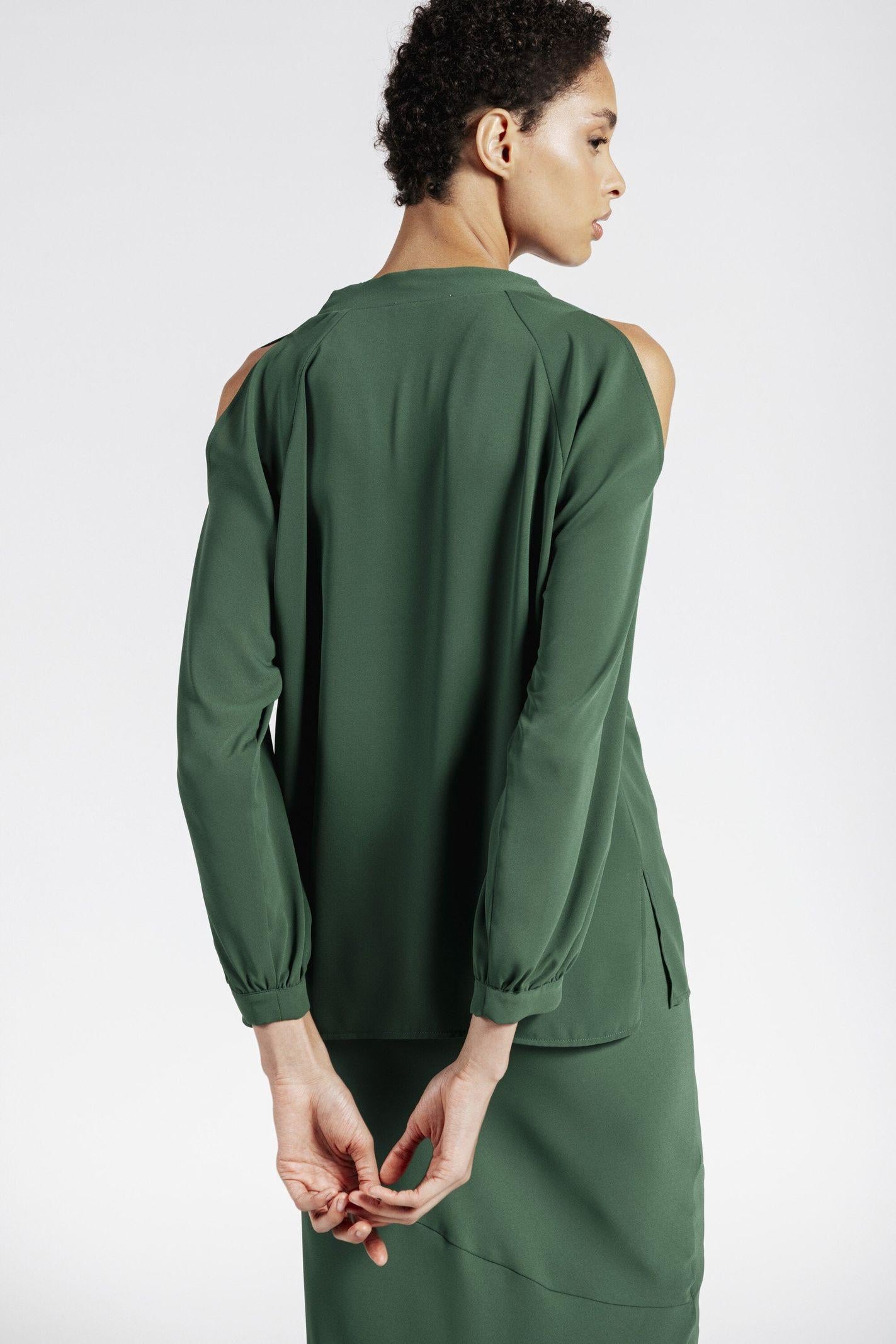 Blusa camicia in crepe MOSE14D8 26 CARLA G. 