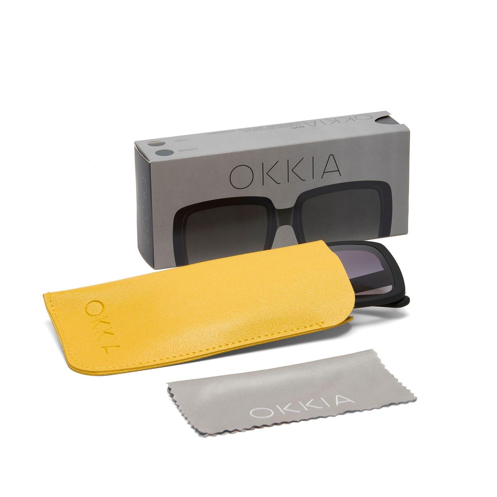 Occhiale da sole Alessia 0K027BK GRIGIO OKKIA 