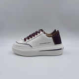 Sneakers Lancaster Woman White Bordeaux