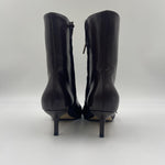 Stivaletto nero con cinturini 9559 NERO SPAZIO MODA 