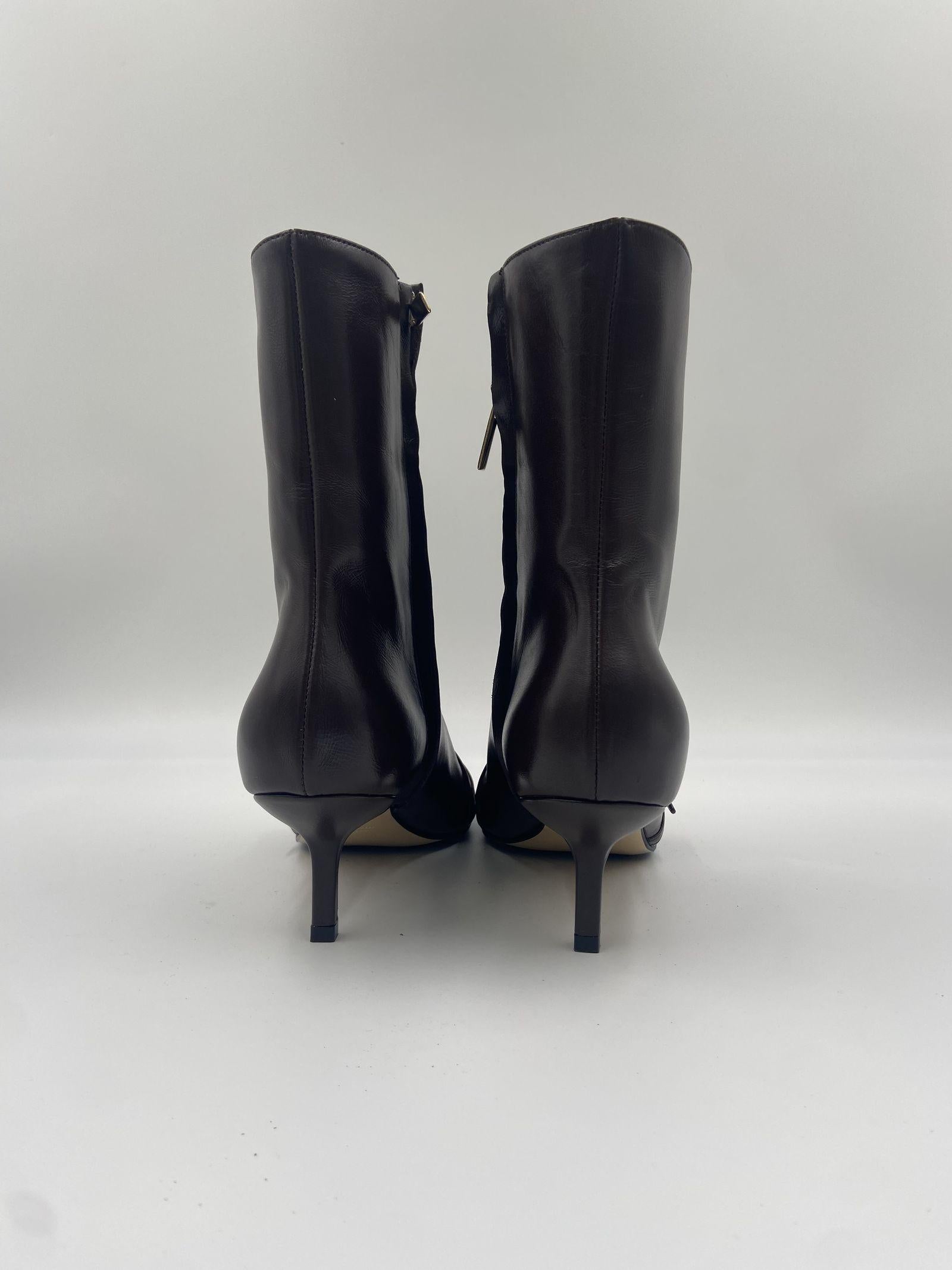 Stivaletto nero con cinturini 9559 NERO SPAZIO MODA 