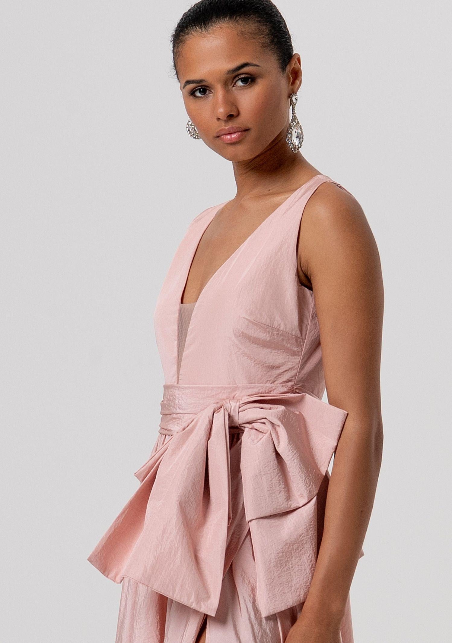 Abito lungo in taffetà - Fracomina FQ26SD3009W83101 444 FRACOMINA 