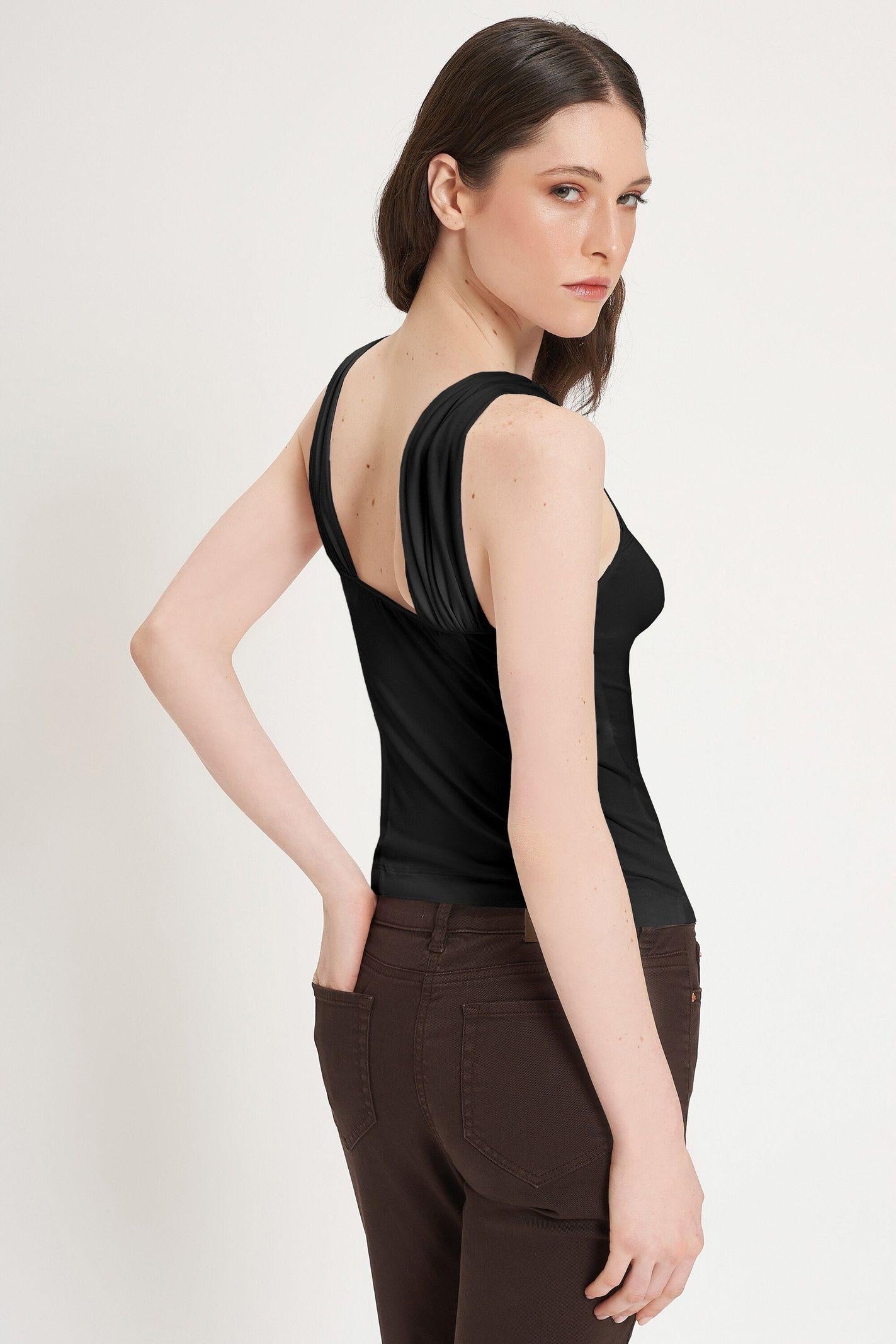 Maglia con passante oro - Carla G MOCO20D6 10 CARLA G. 