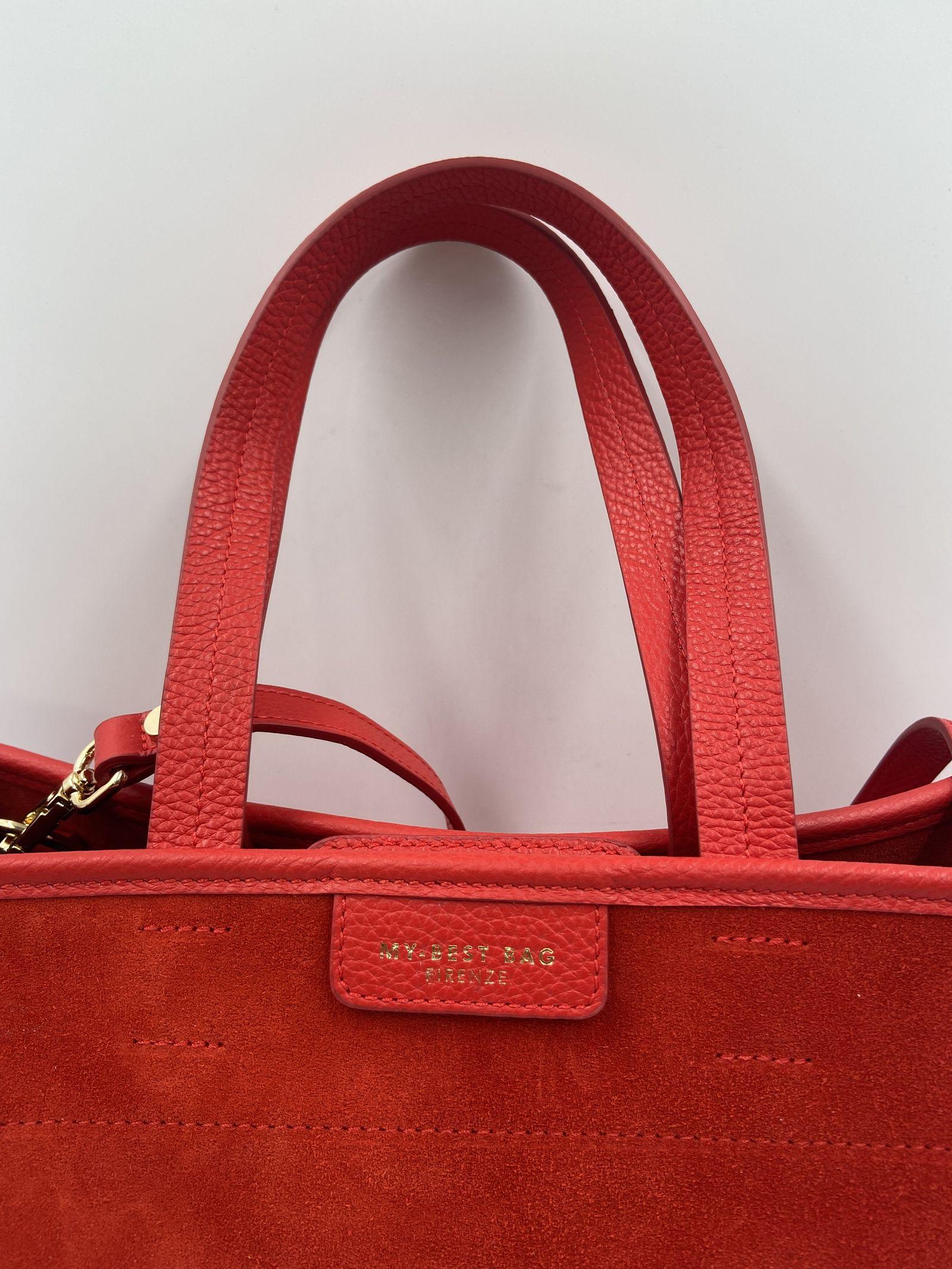 Borsa Diva scamosciata - My Best Bag S1MYB2034 SCARLETRED MY BEST BAG 