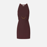 Abito in crèpe e georgette AB80856E2 EA4 ELISABETTA FRANCHI 
