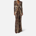 Abtio in lycra stampa pitone - Elisabetta Franchi ABR3557E2 EL1 ELISABETTA FRANCHI 