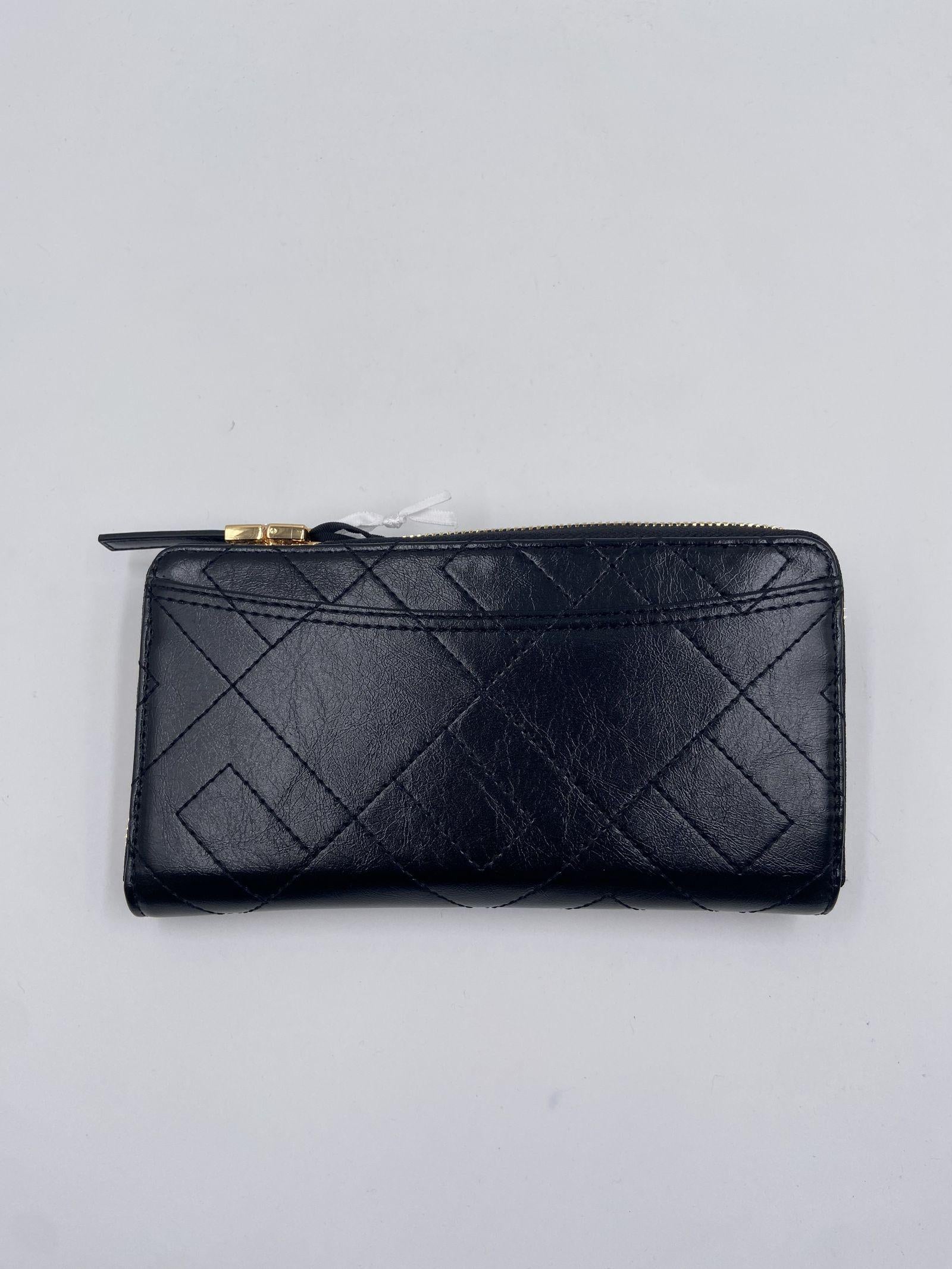 Portafoglio con zip e logo - Elisabetta Franchi PF88A52E2 110 ELISABETTA FRANCHI 