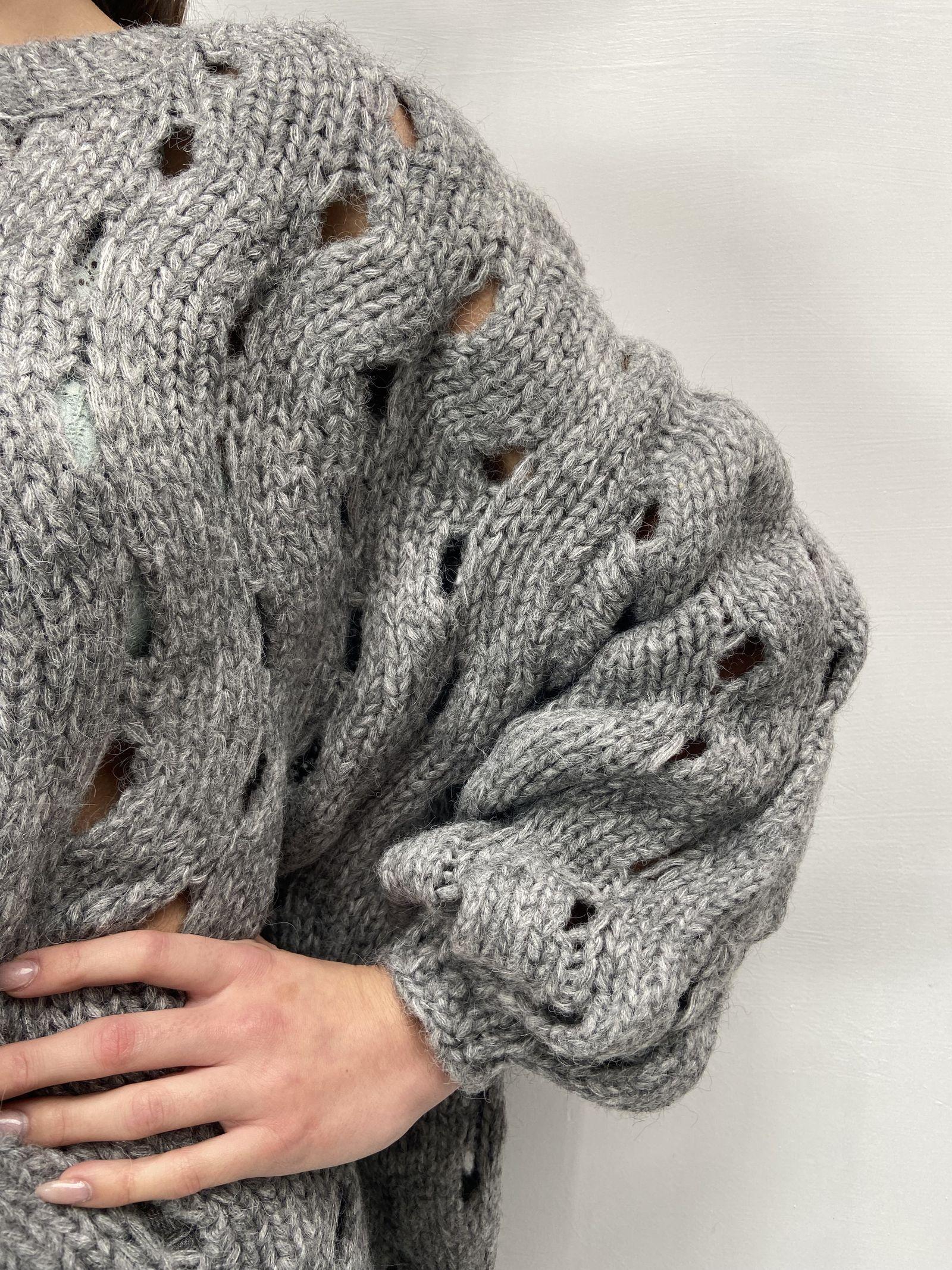 Maglia intrecciata JS376 GRIGIO OFELIA 