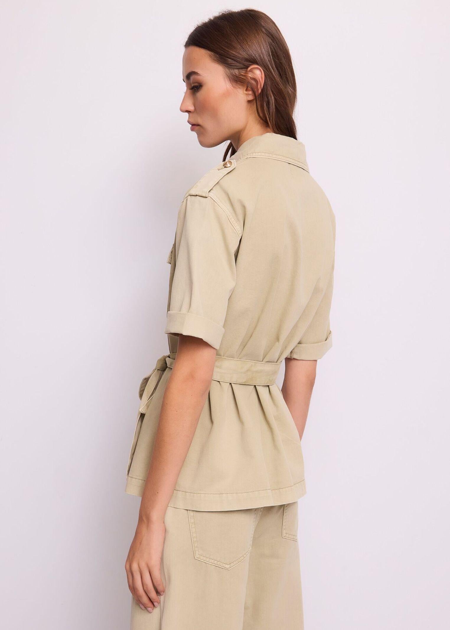 Giacca overshirt con cintura - Gaudi 611BD35015 4558 GAUDI' 