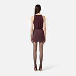 Abito in crèpe e georgette AB80856E2 EA4 ELISABETTA FRANCHI 