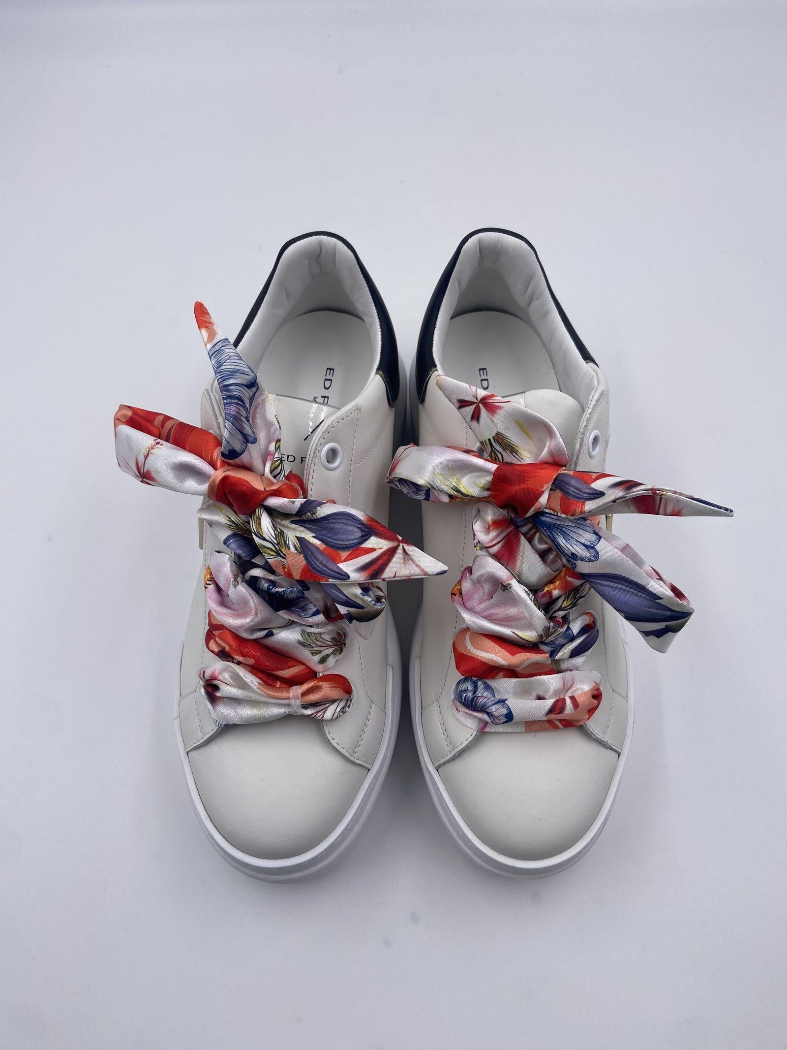 Sneakers con lacci in fantasia CKLD-CL10 BIANCONERO ED PARRISH 
