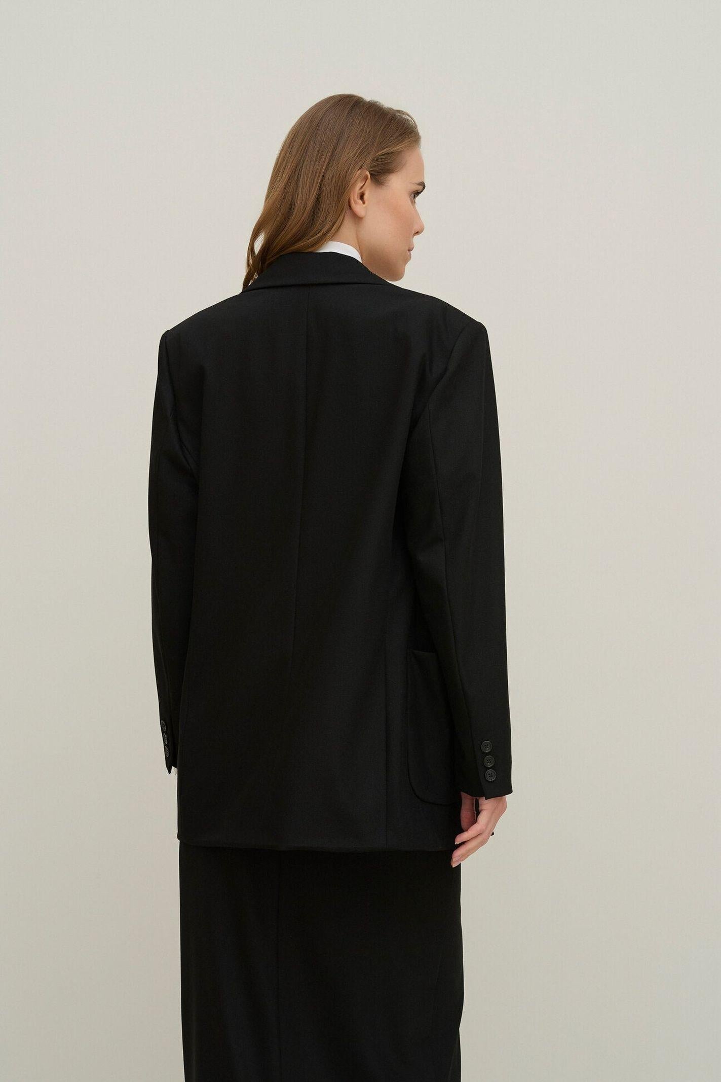 Giacca oversize in gabardina INAF02 D1 10 CARLA G. 