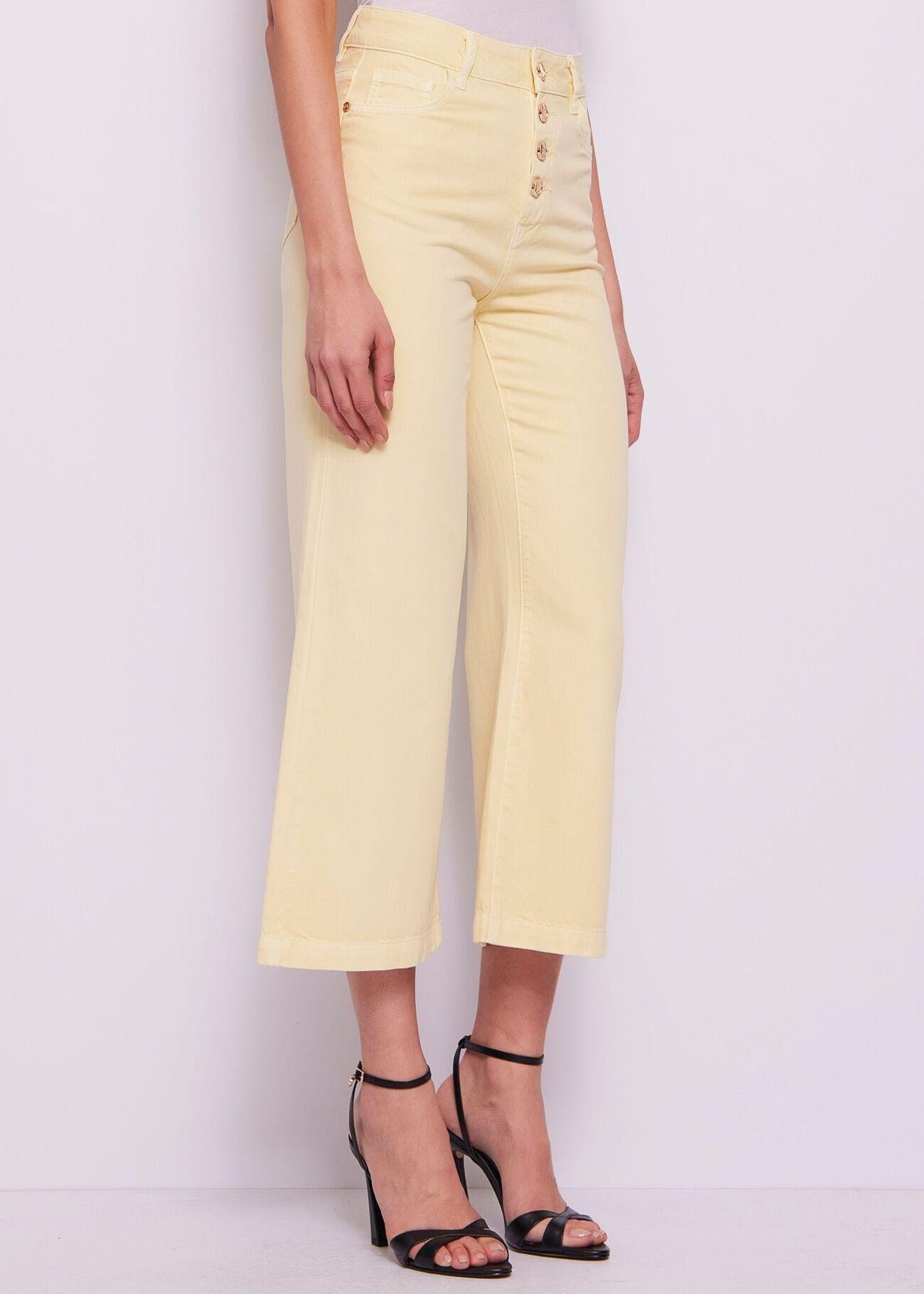 Jeans a vita alta con bottoni 511BD25022 2722 GAUDI' 