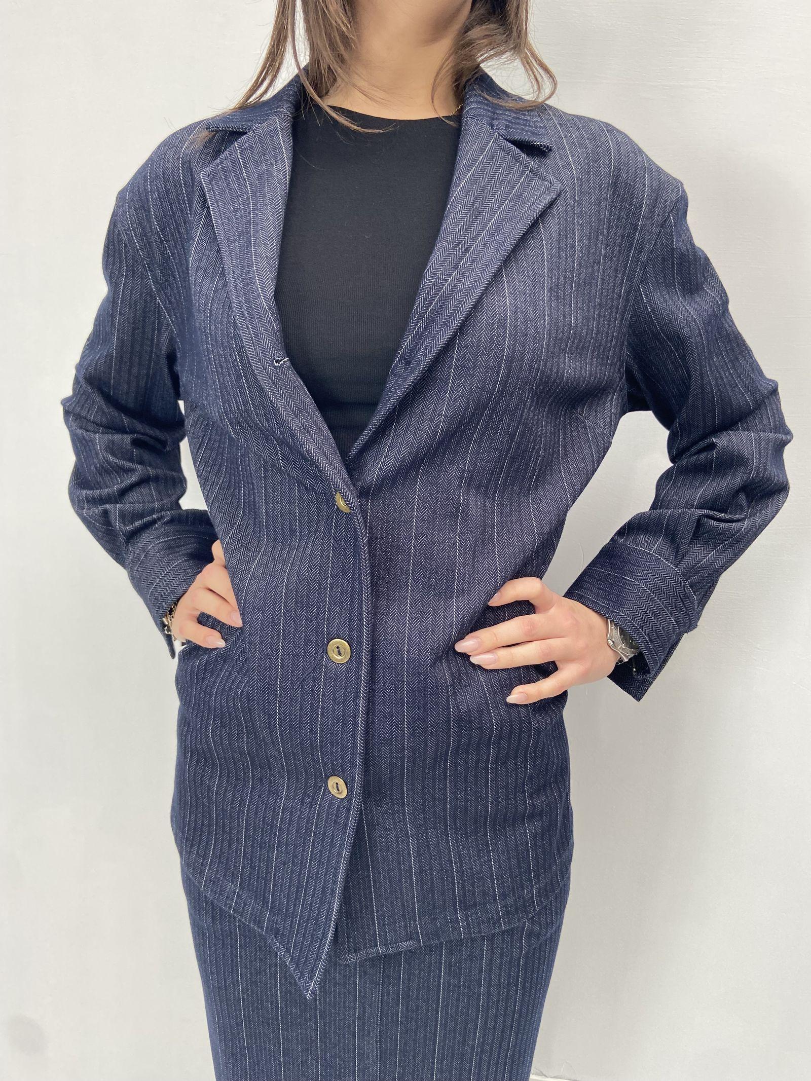 Giacca denim B985 DENIMBLU OFELIA 