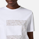 T-shirt in voile ricamato