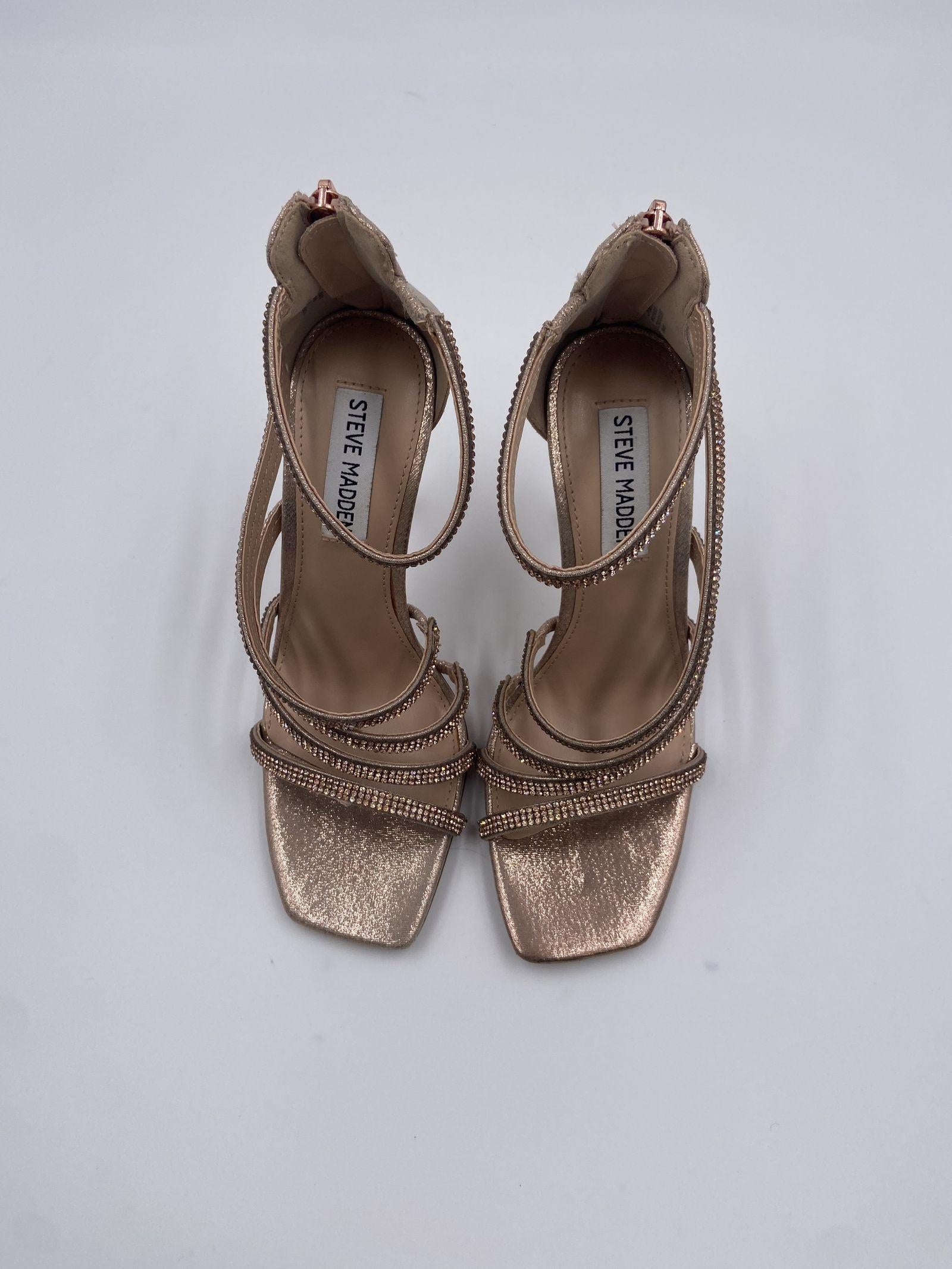 Sandalo Caviar con strass SMSCAVIAR ROSA STEVE MADDEN 