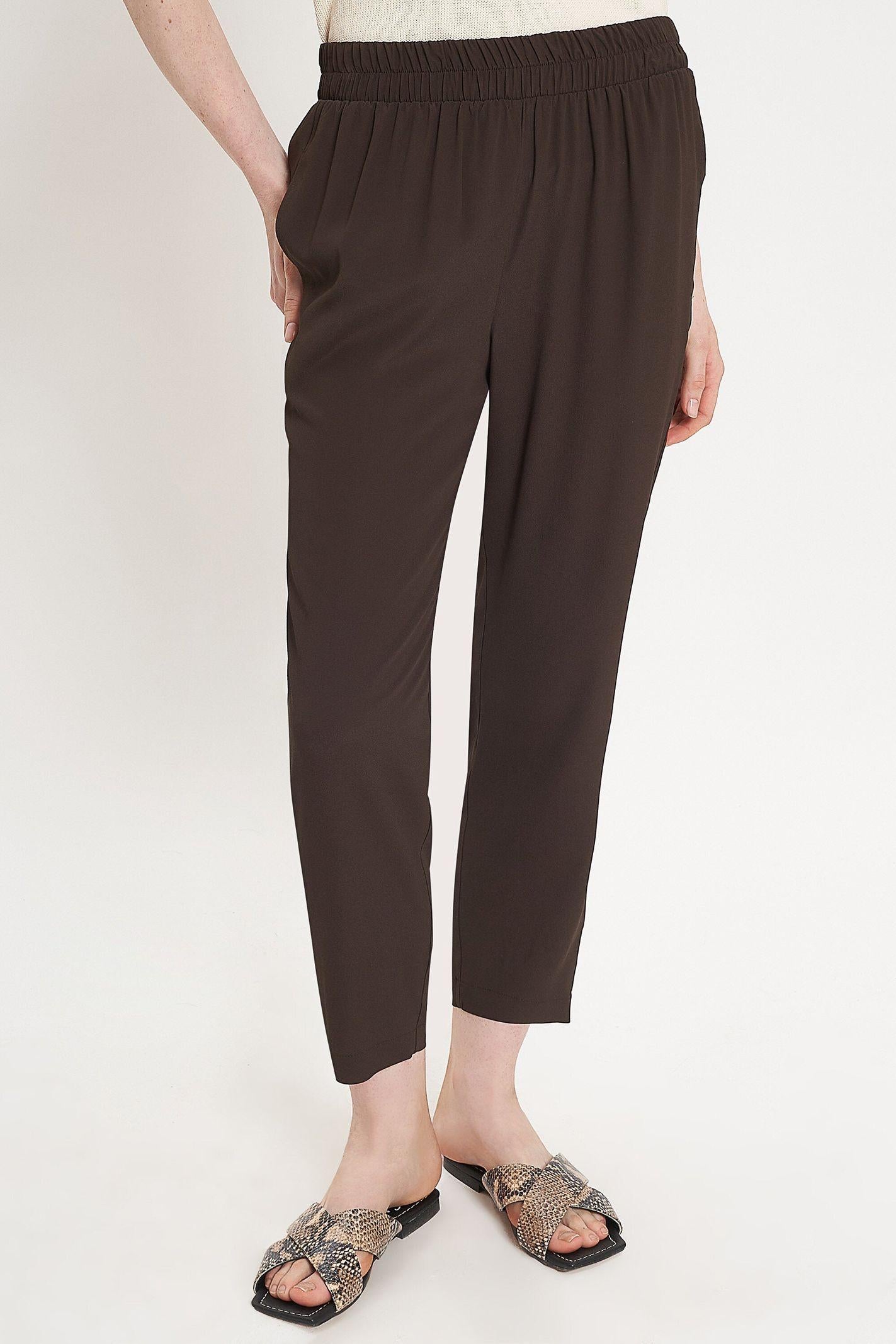 Pantalone in crepè de chine - Carla G PASE13D6 09 CARLA G. 