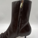 Stivaletto  moro con cinturini 9559 MORO SPAZIO MODA 