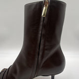 Stivaletto  moro con cinturini 9559 MORO SPAZIO MODA 