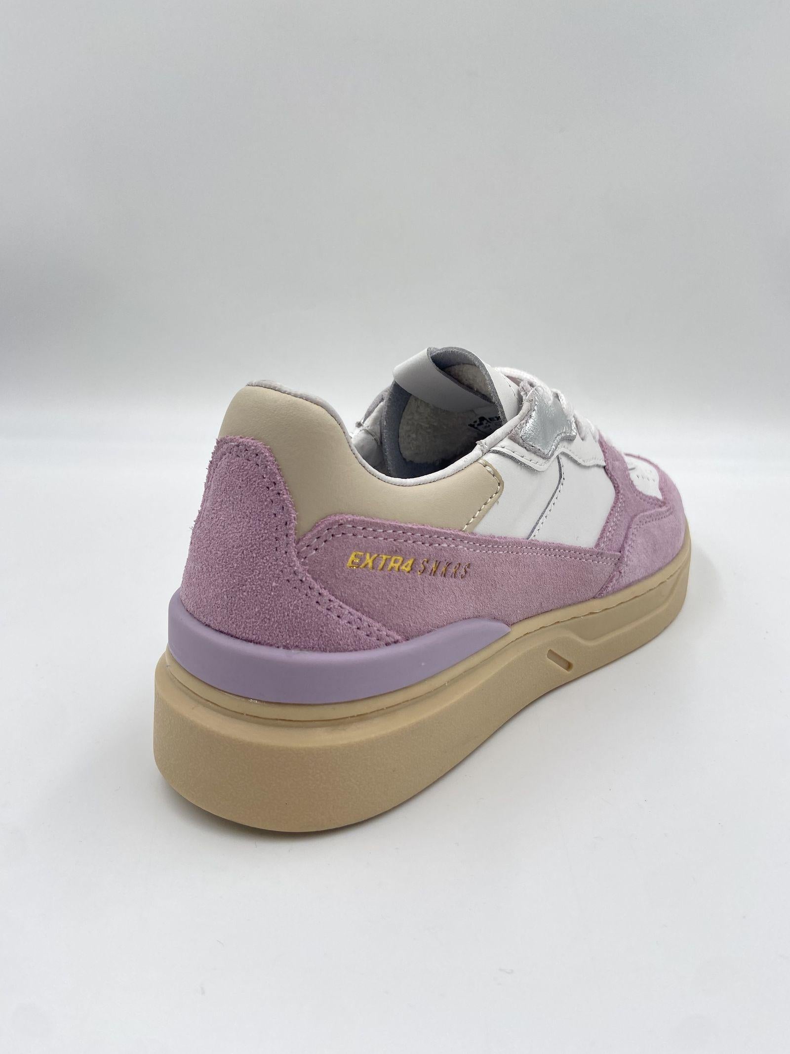 Sneakers Club Tennis 1.11 - Extr4 1209022 BIANCOLILLA EXTR4 