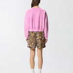 Felpa cropped girocollo 106341A33M Q48 PINKO 