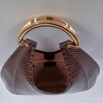 Borsa Hobo grande con manico gioiello - Elisabetta Franchi BS27A56E2 EA3 ELISABETTA FRANCHI 