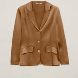 Giacca monopetto in satin