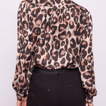Camicia animalier in raso 421BD45005 425023-01 GAUDI' 