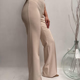Pantalone con placca oro - Elisabetta Franchi PA00436E2 193 ELISABETTA FRANCHI 