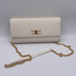 Baguette con tracolla e placca logo - Elisabetta Franchi BS32A51E2 193 ELISABETTA FRANCHI 