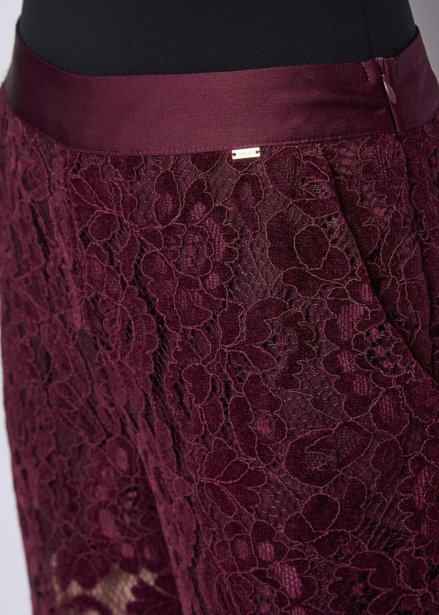 Pantaloni in pizzo floreale 521FD25004 2434 GAUDI' 