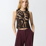 Top crochet geometrico - Pinko 106438A354 M05 PINKO 