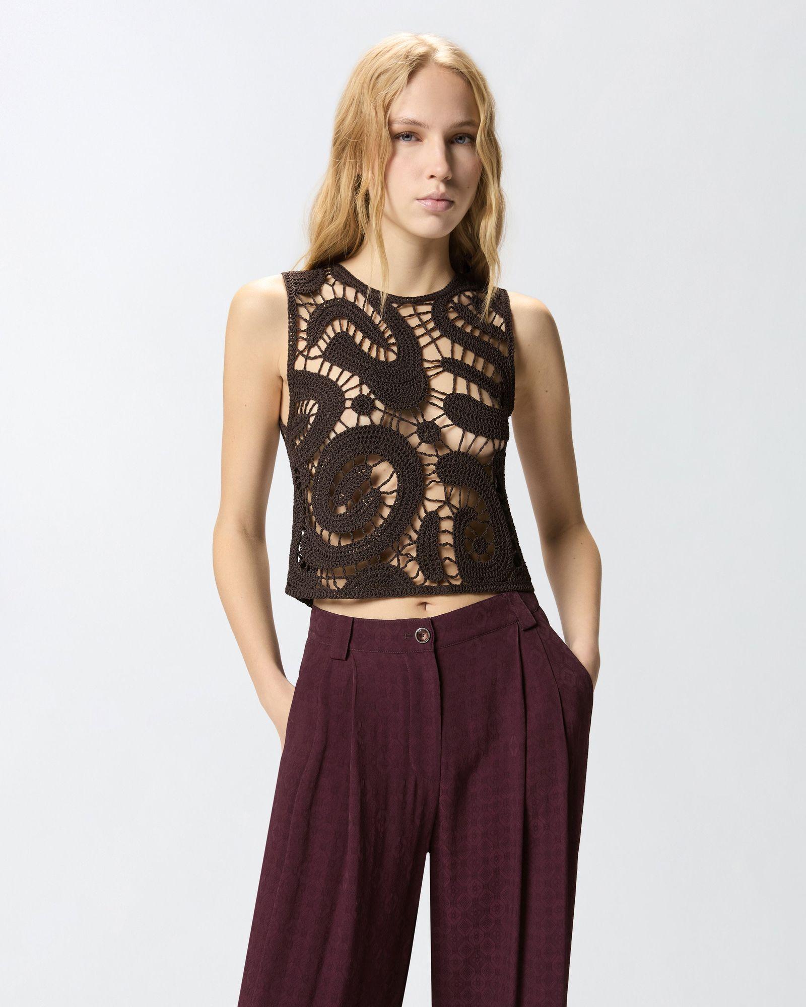 Top crochet geometrico - Pinko 106438A354 M05 PINKO 