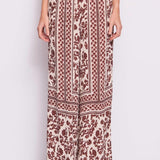 Pantalone stampa floreale