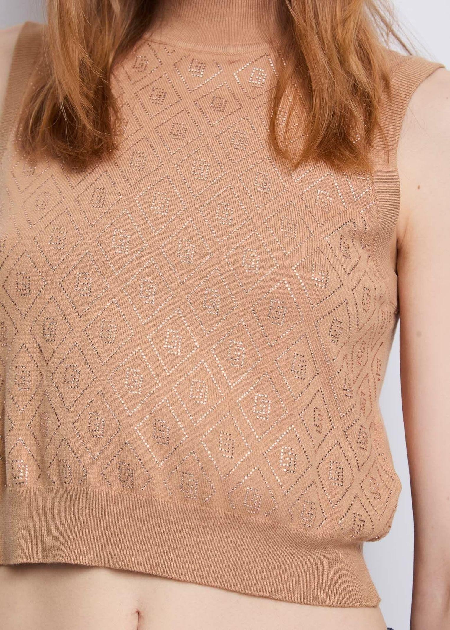 Top con logo - Gaudi 521BD53004 2369 GAUDI' 