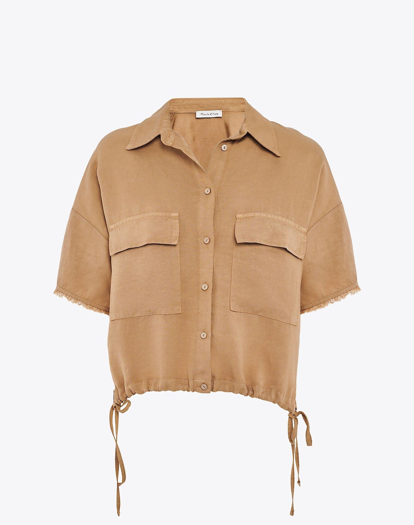 Camicia con coulisse C016RU MA635 MANILA GRACE 