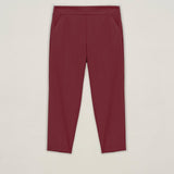 Pantalone slim fit in jersey tecnico