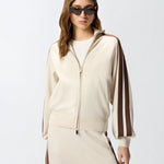 Felpa con zip 106336A34D C44 PINKO 