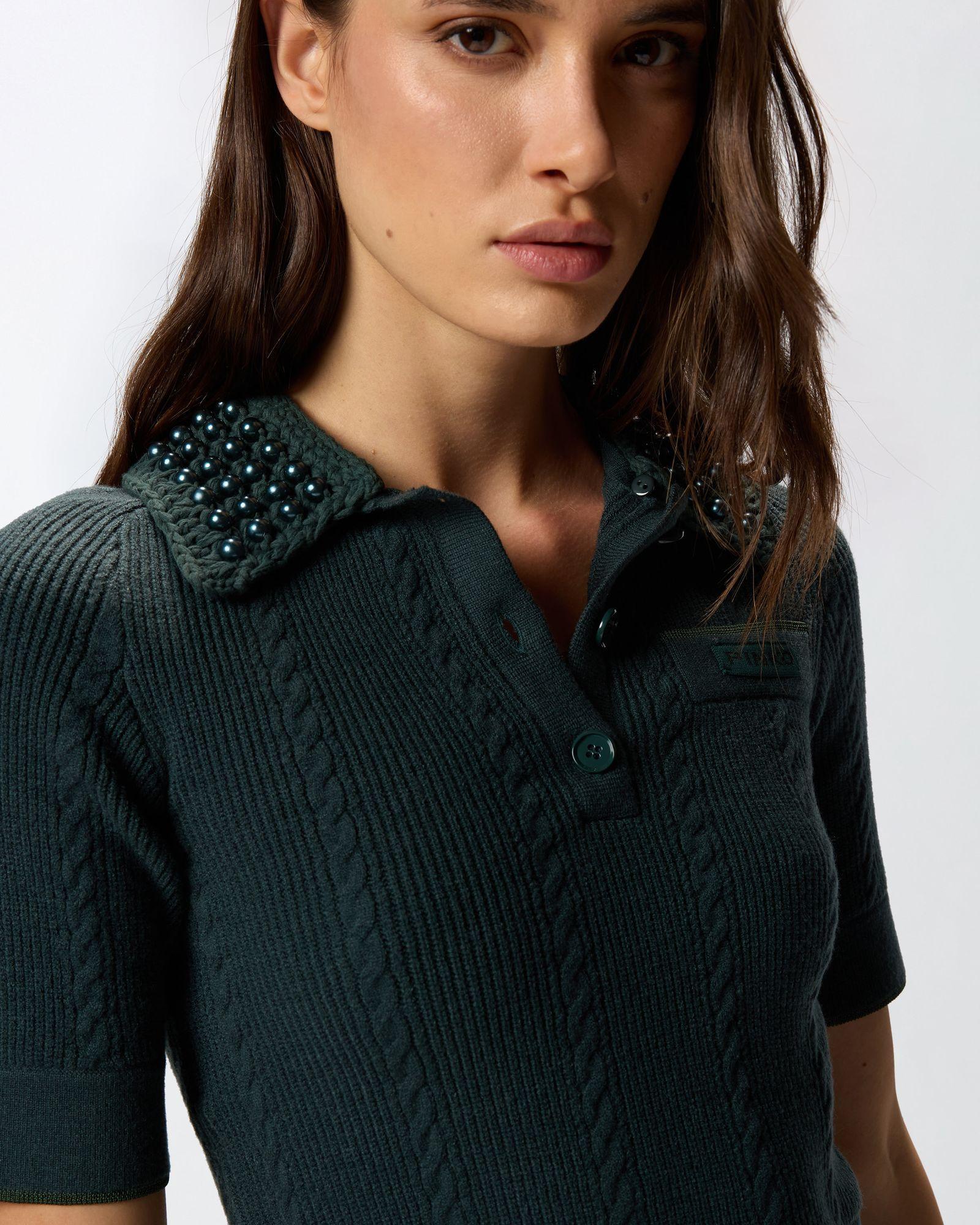 Maglia con perle 105484A2QZ X34 PINKO 