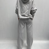 Felpa con cappuccio A1266 GRIGIO OFELIA 