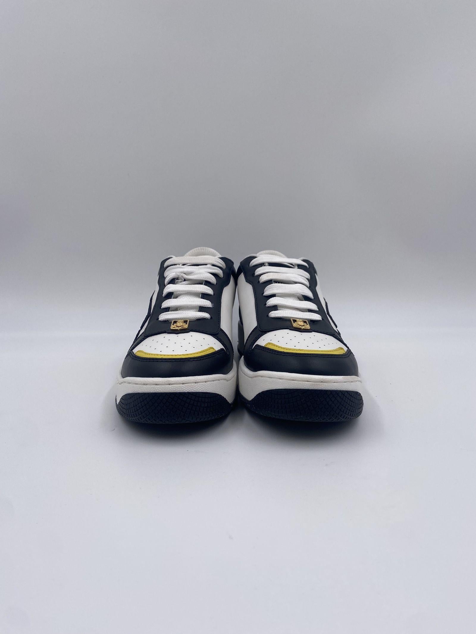 Sneakers in pelle logo bicolor - Elisabetta Franchi SA40G46E2 314 ELISABETTA FRANCHI 