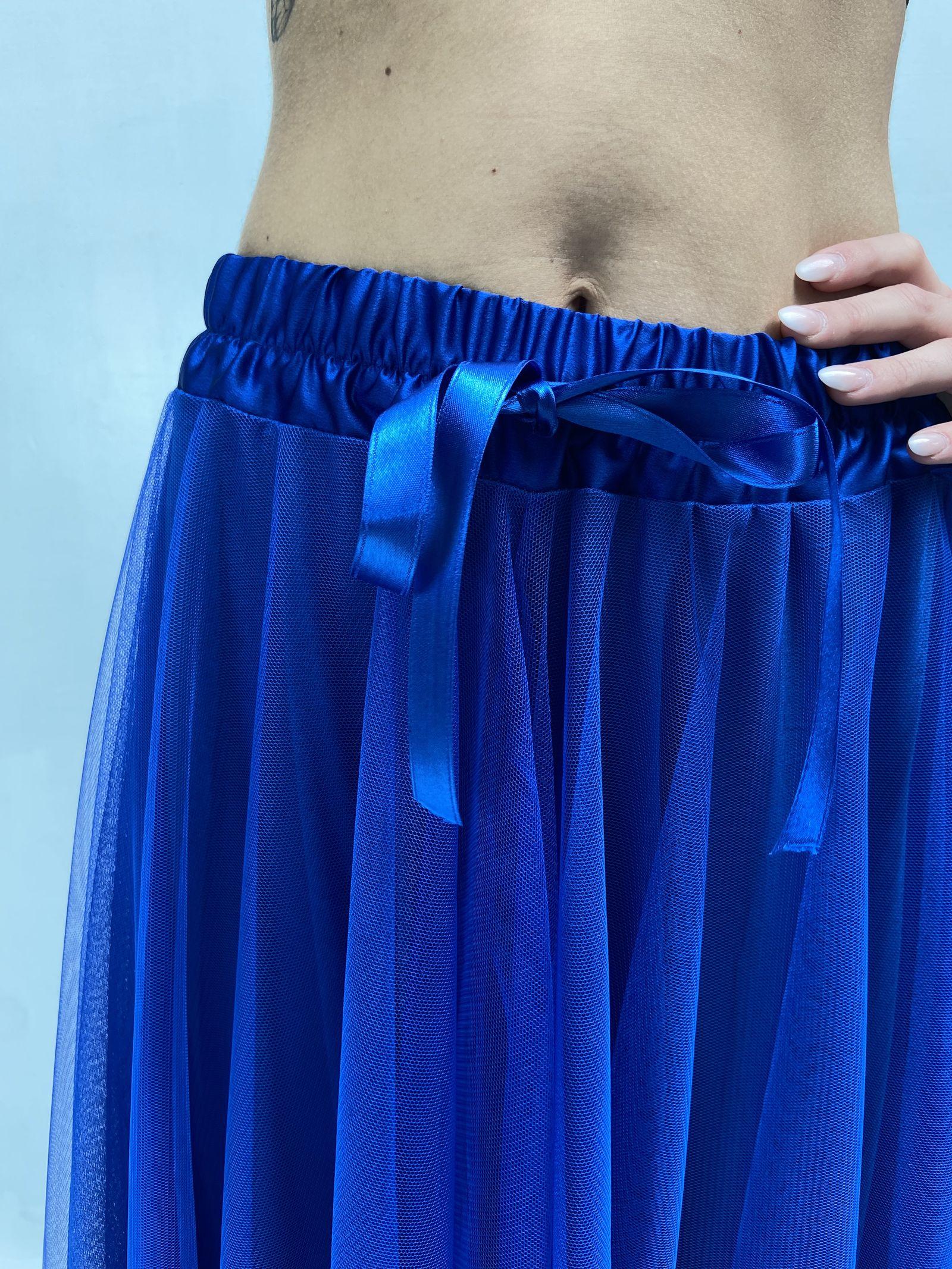 Gonna lunga in tulle MK04.015 BLUETTE OFELIA 